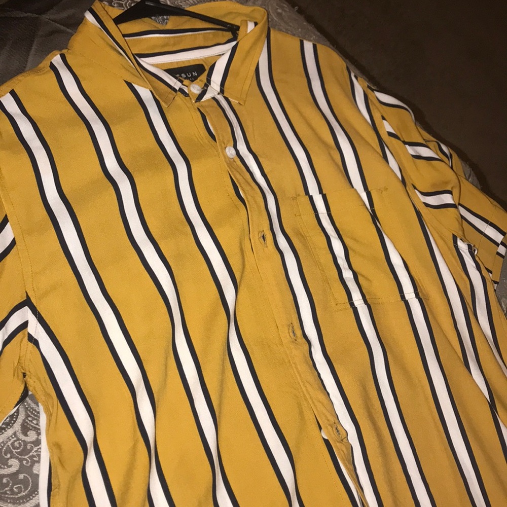 Button down striped shirt